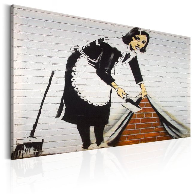 Obraz - Upratovačka v Londýne (Banksy)