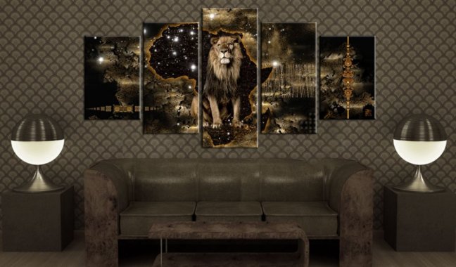 Obraz - Zlatý lev