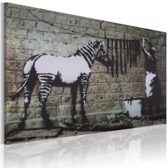 Obraz - Mytí zebry (Banksy)