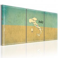 Obraz - Mapa: Taliansko II