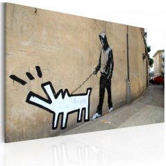 Obraz - Štěkající pes (Banksy)