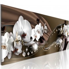 Obraz - Čokoládový tanec s orchideami