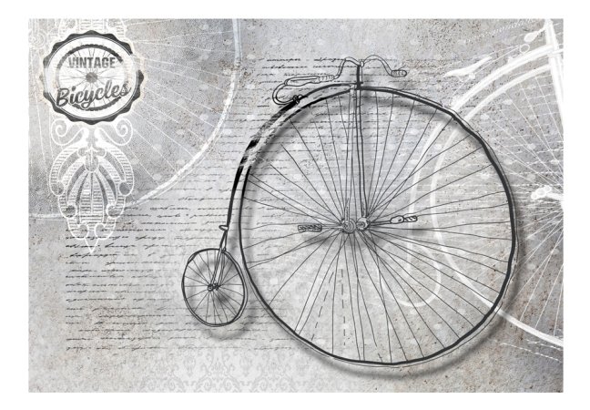 Fototapeta - Klasické bicykle - čiernobiele