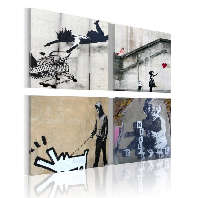 Obraz - Banksy - 4 originálne nápady