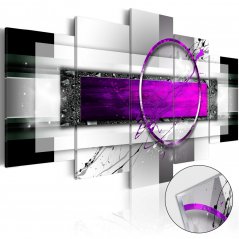 Obraz na akrylátovém skle - Fialový okraj