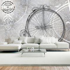 Fototapeta - Klasické jízdní kolo - černobílé