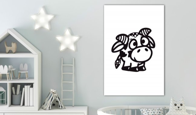 Obraz - Šťastná kráva