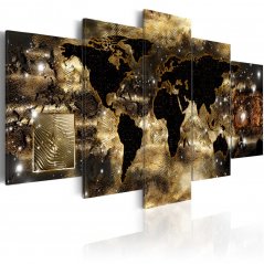 Obraz - Bronzové kontinenty