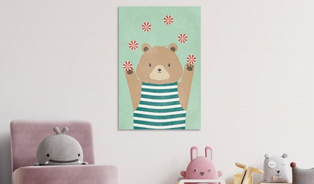 Obraz - Žonglujúci medveď