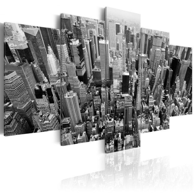 Obraz - Čiernobiele mrakodrapy v New Yorku