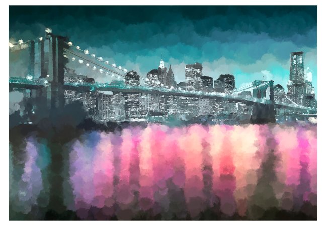 Fototapeta - Maľovaný New York
