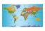 Samolepící fototapeta - Mapa světa: Barevná geografie II
