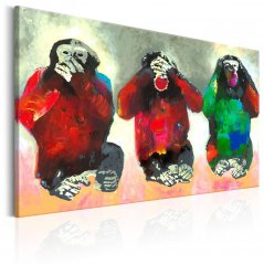 Obraz - Tři moudré opice