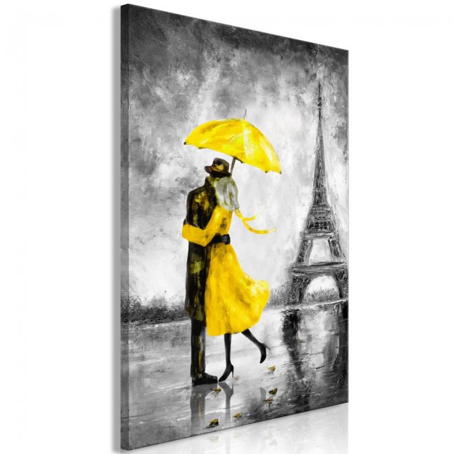 Obraz - Hmla v Paríži - žltá