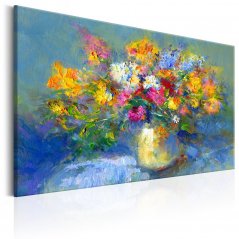 Ručně malovaný obraz - Podzimní kytice