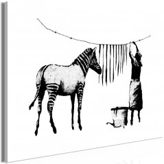 Obraz - Banksy: Mytí zebry