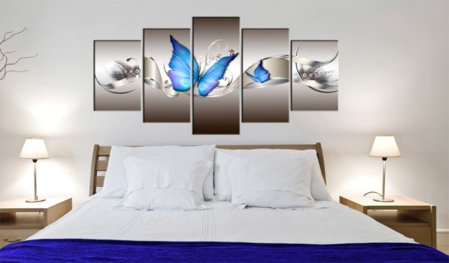 Obraz - Modří motýli