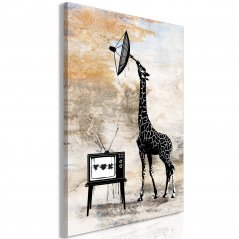 Obraz - Televízna žirafa
