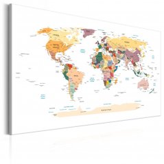 Obraz - Mapa sveta: Cestovanie po svete
