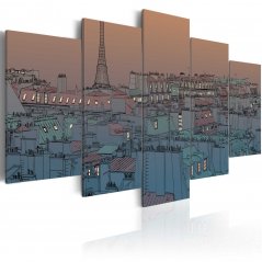 Obraz - Paříž - temnota padá
