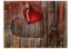 Fototapeta - Srdce na dřevěném pozadí