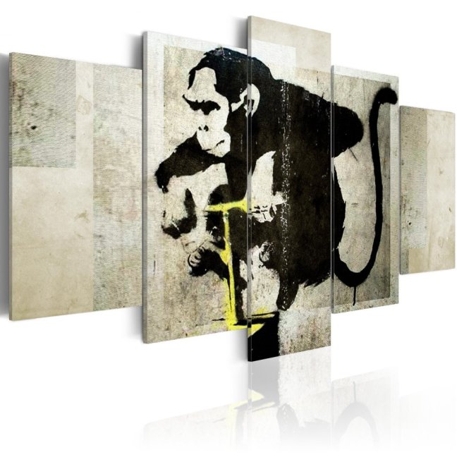 Obraz - Opičí detonátor TNT od Banksyho II