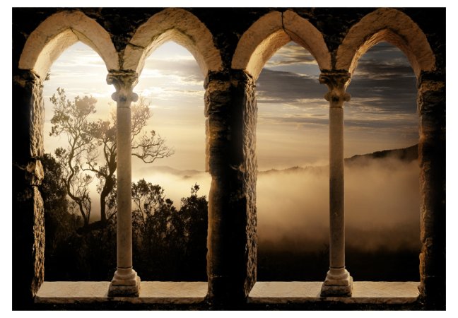 Samolepiaca fototapeta - Horský kláštor