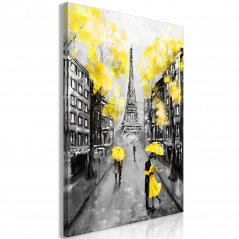 Obraz - Rande v Paříži - žluté II