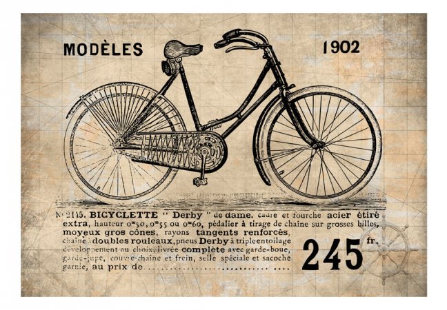 Fototapeta - Starý bicykel