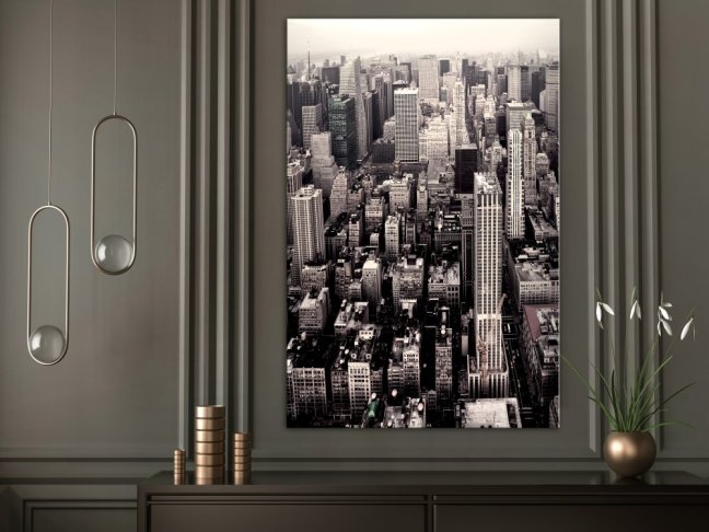 Obraz - Manhattan v sépiovej farbe