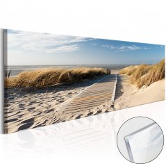 Obraz na akrylátovom skle - Divoká pláž