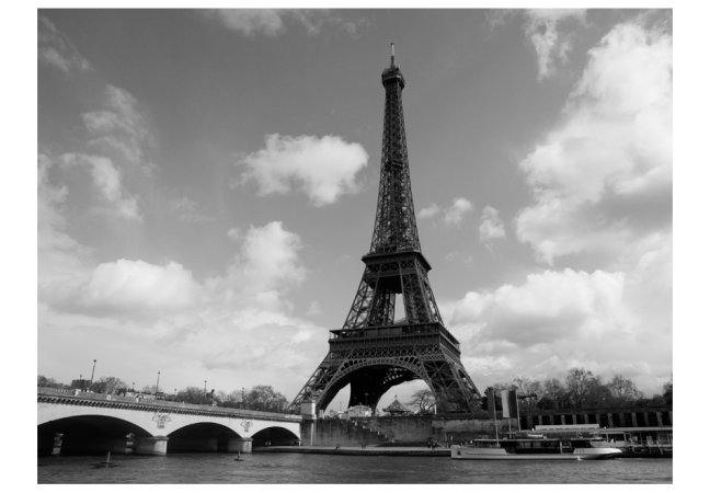 Fototapeta - Seina a Eiffelova veža