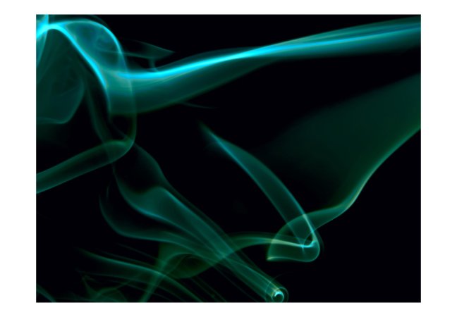 Fototapeta - Modré kouřové vlny
