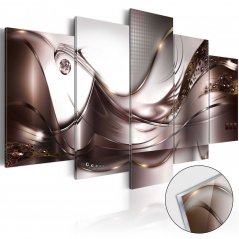 Obraz na akrylátovém skle - Zlatá bouře