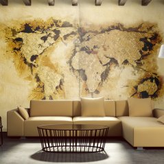 Fototapeta - Mapa světa - zlatokopové