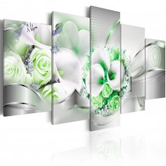 Obraz - Smaragdová kytice