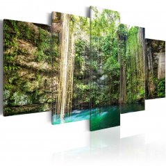Obraz - Vodopád stromů