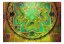 Samolepiaca fototapeta - Mandala: Smaragdová fantázia
