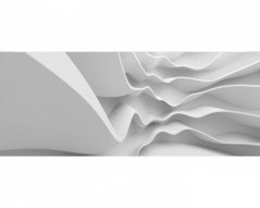 Panoramatická fototapeta - 3D futuristická vlna