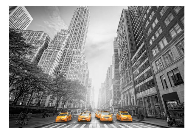 Fototapeta - New York - žlté taxíky