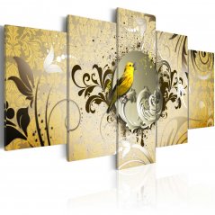 Obraz - Pieseň žltého vtáka
