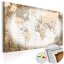 Korková nástěnka - Enkláva světa - Mapa
