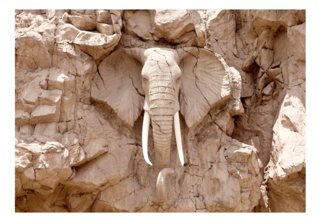 Fototapeta  - Vyrezávaný slon (Južná Afrika)