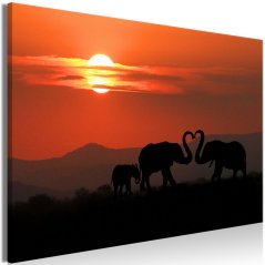 Obraz - Zamilované slony